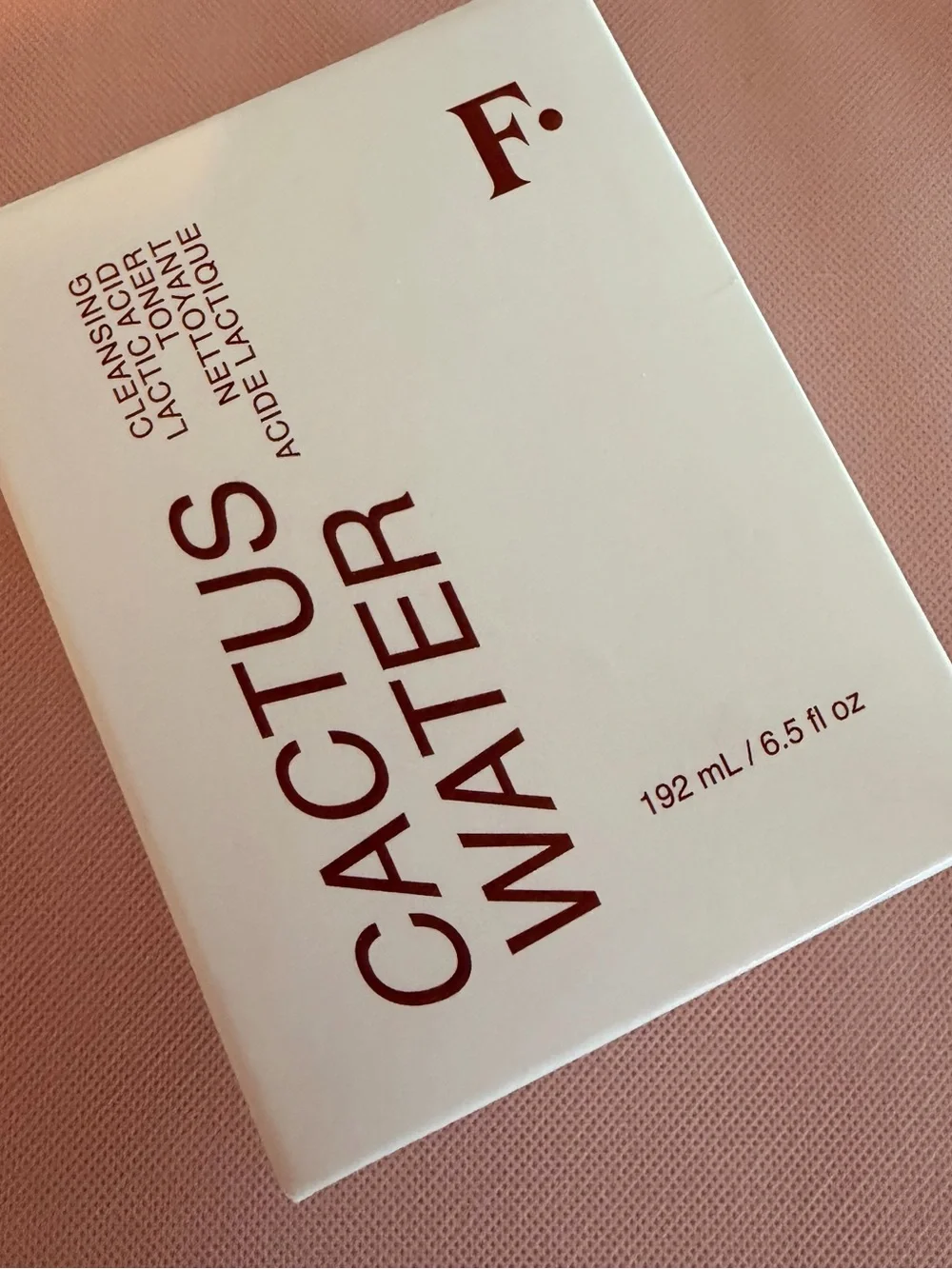 Freck Beauty Cactus Water Cleansing Toner BNIB 192ml/6.5 fl oz